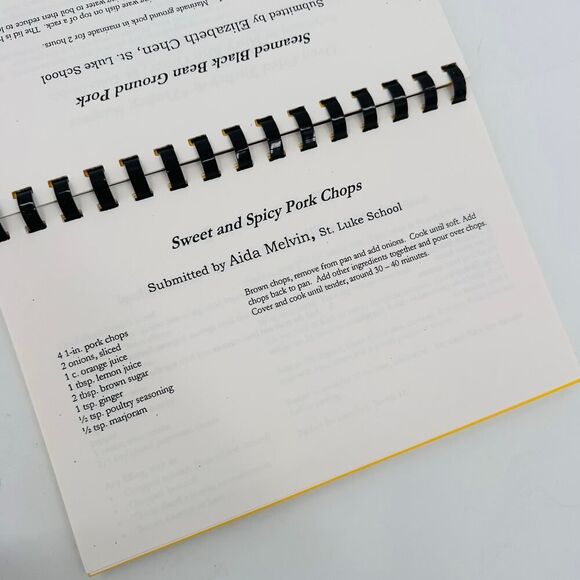 St. Luke's Catholic Community Cookbook Temple City California Spiralbound - Picture 8 of 11